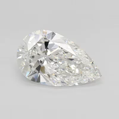 7.26ct F VVS2 Rare Carat Ideal Cut Pear Lab Grown Diamond