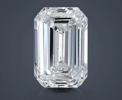 0.76ct H VS1 Rare Carat Ideal Cut Emerald Diamond