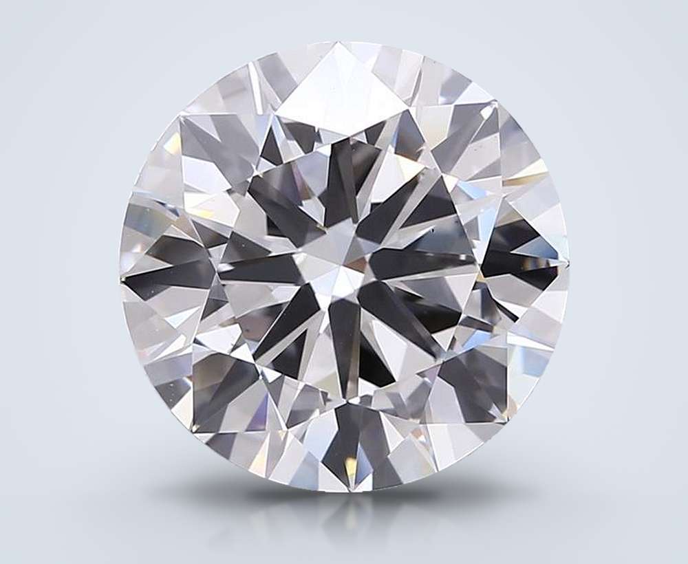 8.20ct F VS1 Excellent Cut Round Lab Grown Diamond