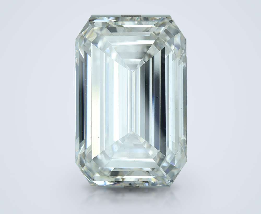 20.57ct F VS1 Rare Carat Ideal Cut Emerald Lab Grown Diamond