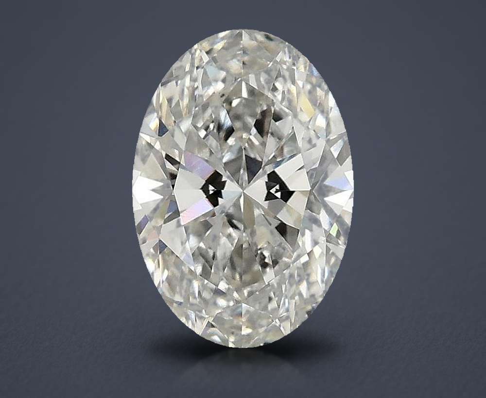 1.54ct G VS1 Rare Carat Ideal Cut Oval Lab Grown Diamond