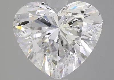 5.01ct E SI1 Excellent Cut Heart Diamond
