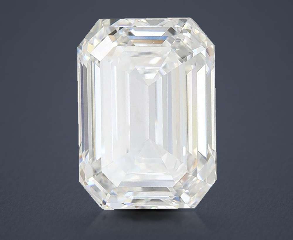 2.72ct G VS1 Rare Carat Ideal Cut Emerald Lab Grown Diamond