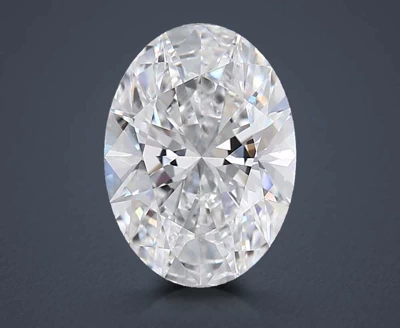 1.59ct E VS2 Rare Carat Ideal Cut Oval Lab Grown Diamond