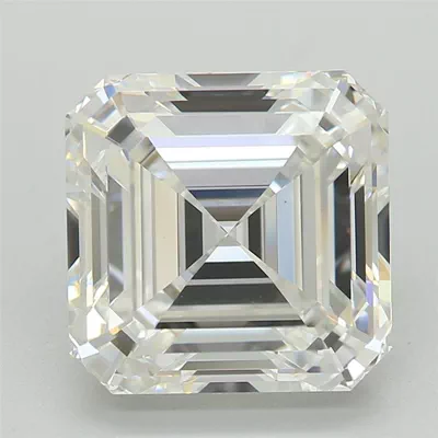 2.50ct E VS1 Rare Carat Ideal Cut Asscher Lab Grown Diamond