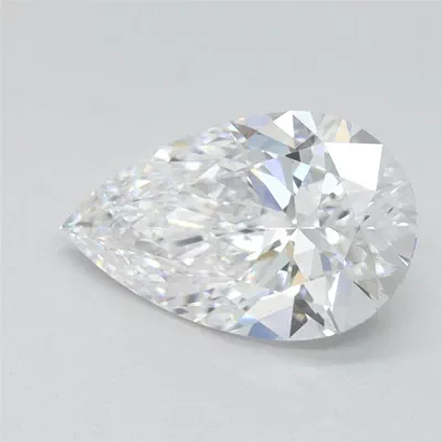 1.23ct D VVS1 Rare Carat Ideal Cut Pear Lab Grown Diamond