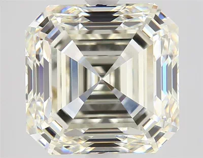 3.10ct K VVS2 Rare Carat Ideal Cut Asscher Diamond