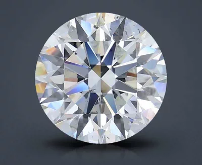 3.01ct F SI1 Rare Carat Ideal Cut Round Diamond