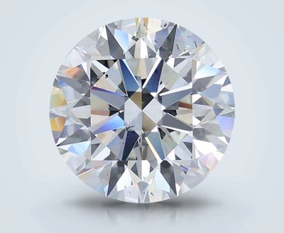 3.01ct F SI1 Rare Carat Ideal Cut Round Diamond