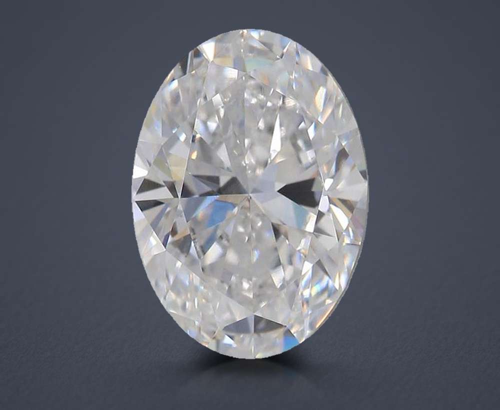 2.02ct E VVS2 Rare Carat Ideal Cut Oval Lab Grown Diamond