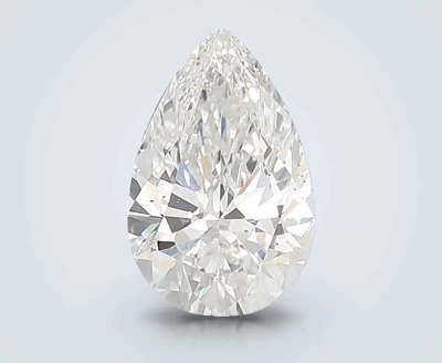 3.01ct F VS2 Rare Carat Ideal Cut Pear Lab Grown Diamond