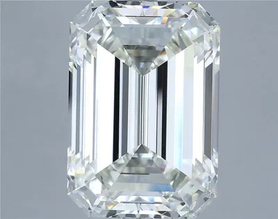 11.02ct I VVS2 Rare Carat Ideal Cut Emerald Diamond