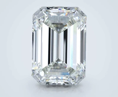 11.02ct I VVS2 Rare Carat Ideal Cut Emerald Diamond