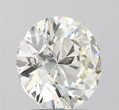 3.02ct J SI1 Rare Carat Ideal Cut Round Diamond