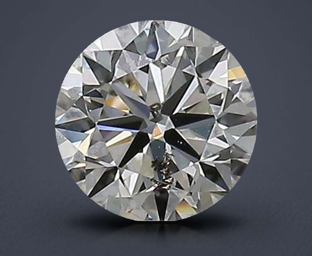 0.64ct K SI2 Very Good Cut Round Diamond