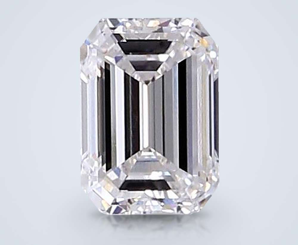1.72ct G VVS2 Very Good Cut Emerald Lab Grown Diamond
