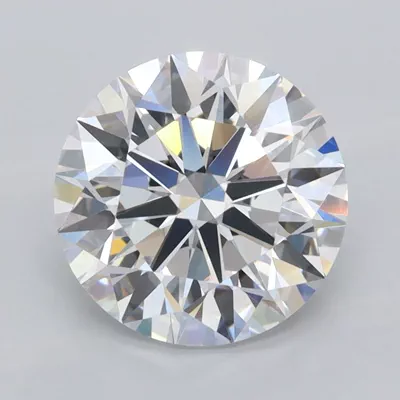 2.54ct D VVS1 Rare Carat Ideal Cut Round Lab Grown Diamond