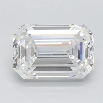 2.00ct F VS1 Rare Carat Ideal Cut Emerald Lab Grown Diamond