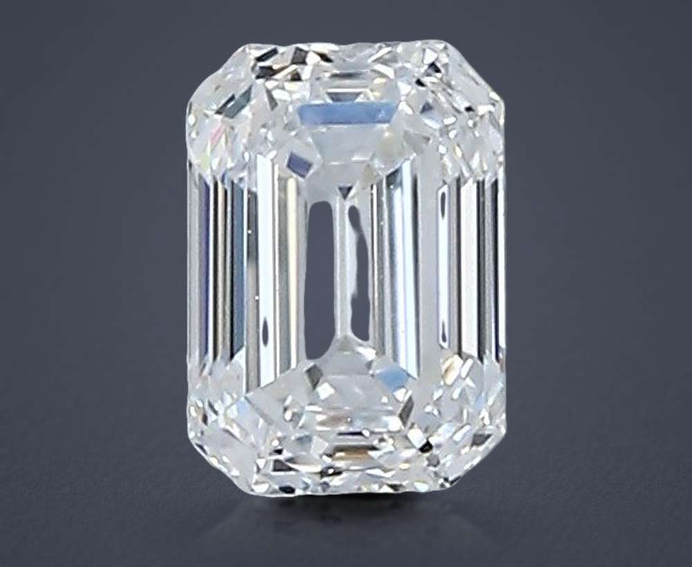 0.48ct E VVS2 Very Good Cut Emerald Diamond