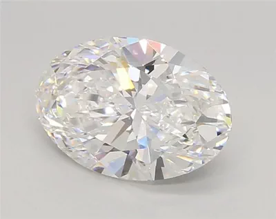 2.51ct E VVS2 Rare Carat Ideal Cut Oval Lab Grown Diamond