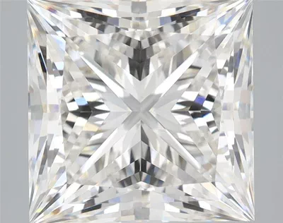 7.41ct G VVS2 Rare Carat Ideal Cut Princess Lab Grown Diamond