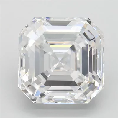 3.09ct F VS1 Rare Carat Ideal Cut Asscher Lab Grown Diamond