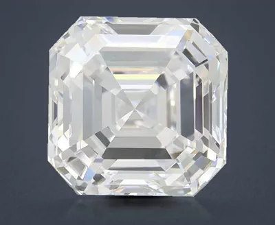 3.09ct F VS1 Rare Carat Ideal Cut Asscher Lab Grown Diamond