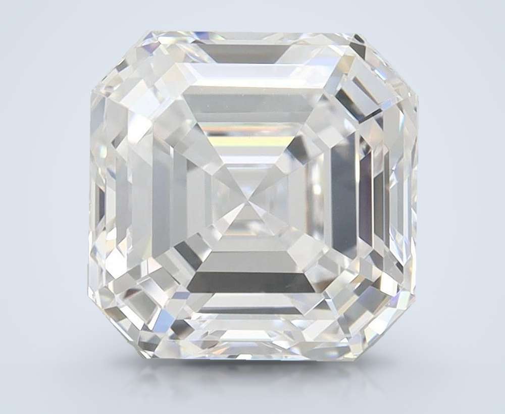 3.09ct F VS1 Rare Carat Ideal Cut Asscher Lab Grown Diamond