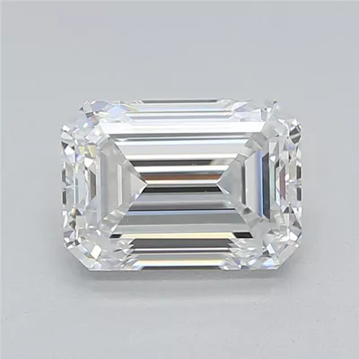 1.91ct E VVS2 Very Good Cut Emerald Lab Grown Diamond