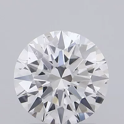 1.34ct E SI1 Rare Carat Ideal Cut Round Lab Grown Diamond