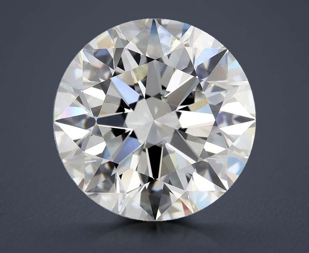 4.08ct I VS1 Rare Carat Ideal Cut Round Diamond