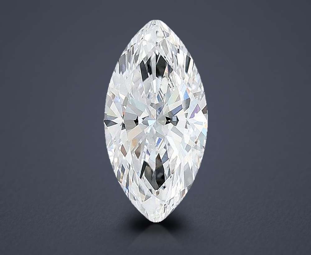 1.52ct E VVS2 Rare Carat Ideal Cut Marquise Lab Grown Diamond
