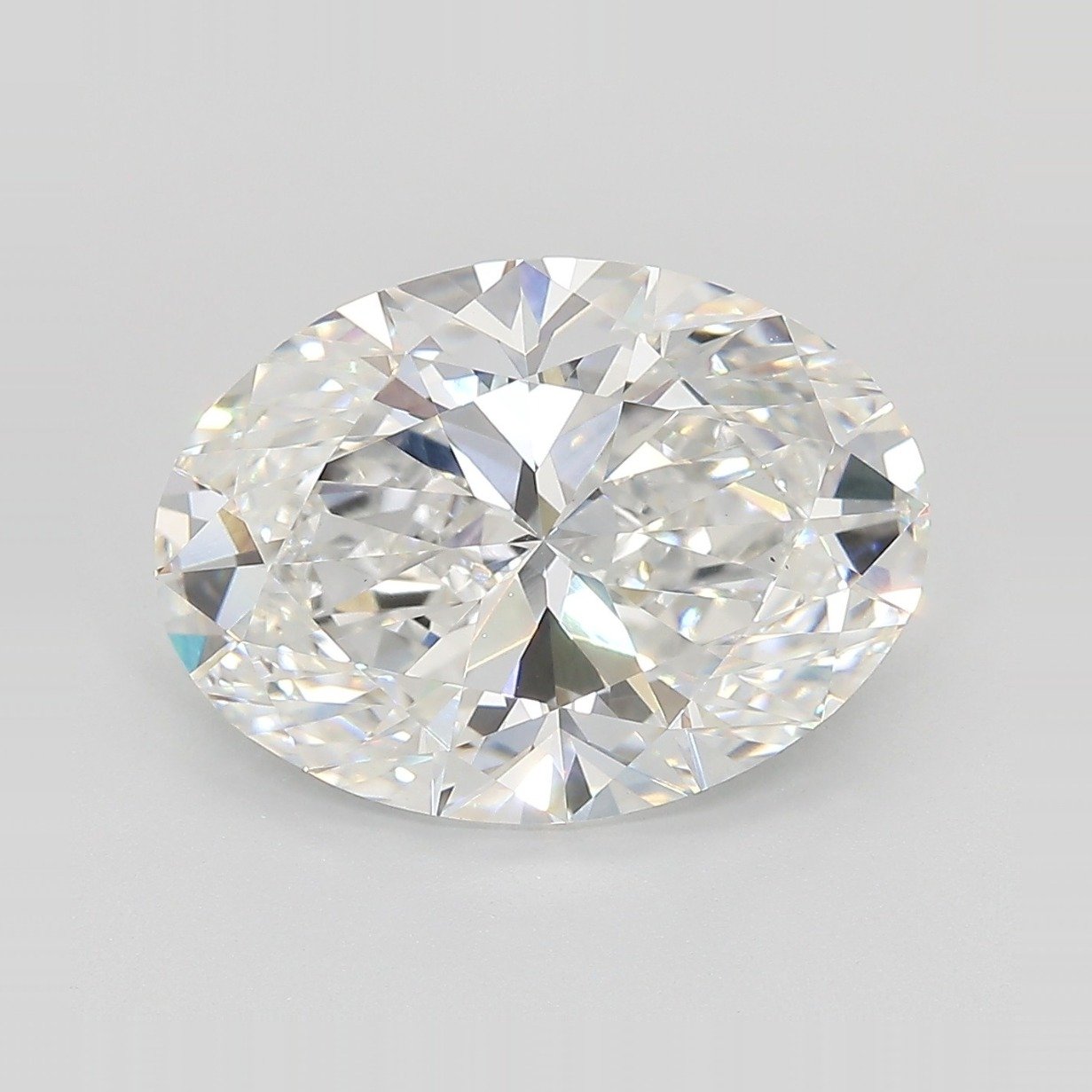 6.04ct E VS1 Rare Carat Ideal Cut Oval Lab Grown Diamond