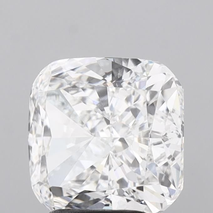 3.01ct E VVS2 Rare Carat Ideal Cut Cushion Lab Grown Diamond