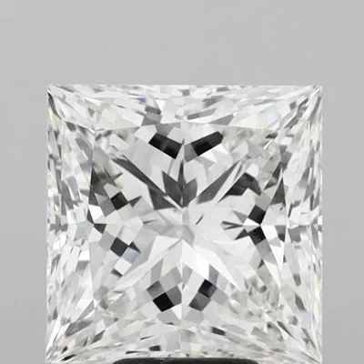 7.09ct G VVS2 Rare Carat Ideal Cut Princess Lab Grown Diamond