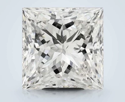 7.09ct G VVS2 Rare Carat Ideal Cut Princess Lab Grown Diamond
