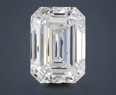 5.09ct H VS1 Rare Carat Ideal Cut Emerald Lab Grown Diamond
