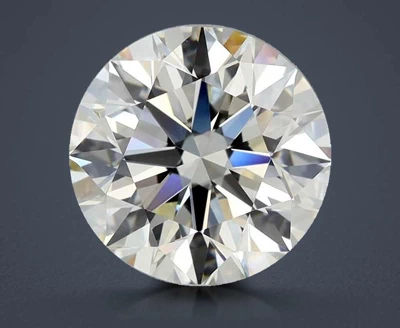 3.00ct K VVS2 Rare Carat Ideal Cut Round Diamond