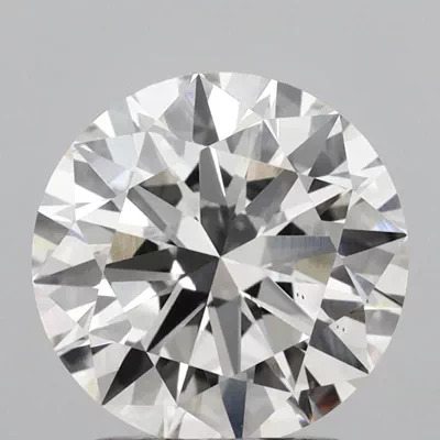 2.01ct H VS2 Excellent Cut Round Lab Grown Diamond