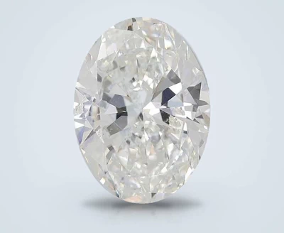3.02ct I SI2 Rare Carat Ideal Cut Oval Diamond