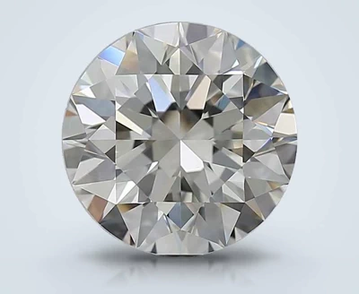 3.01ct J VVS2 Rare Carat Ideal Cut Round Diamond