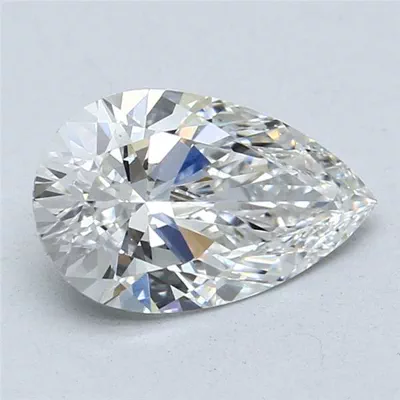 2.01ct F VS1 Rare Carat Ideal Cut Pear Lab Grown Diamond