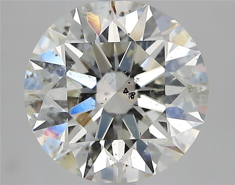 3.00ct I SI2 Rare Carat Ideal Cut Round Diamond