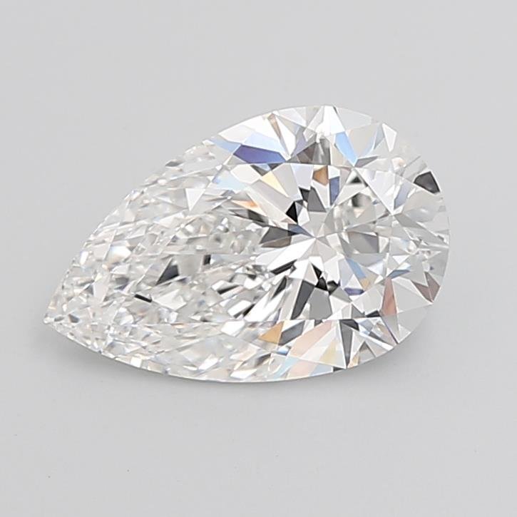 4.09ct F VVS2 Rare Carat Ideal Cut Pear Lab Grown Diamond