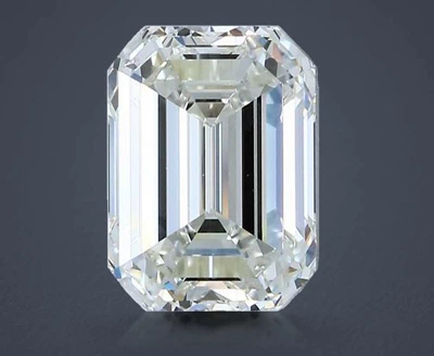 3.01ct I VS1 Rare Carat Ideal Cut Emerald Diamond
