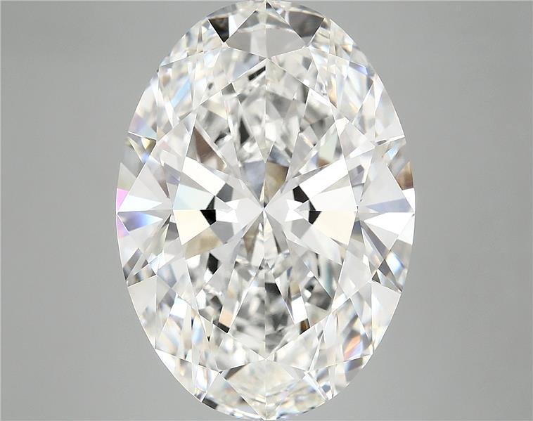 10.20ct F VVS2 Rare Carat Ideal Cut Oval Lab Grown Diamond