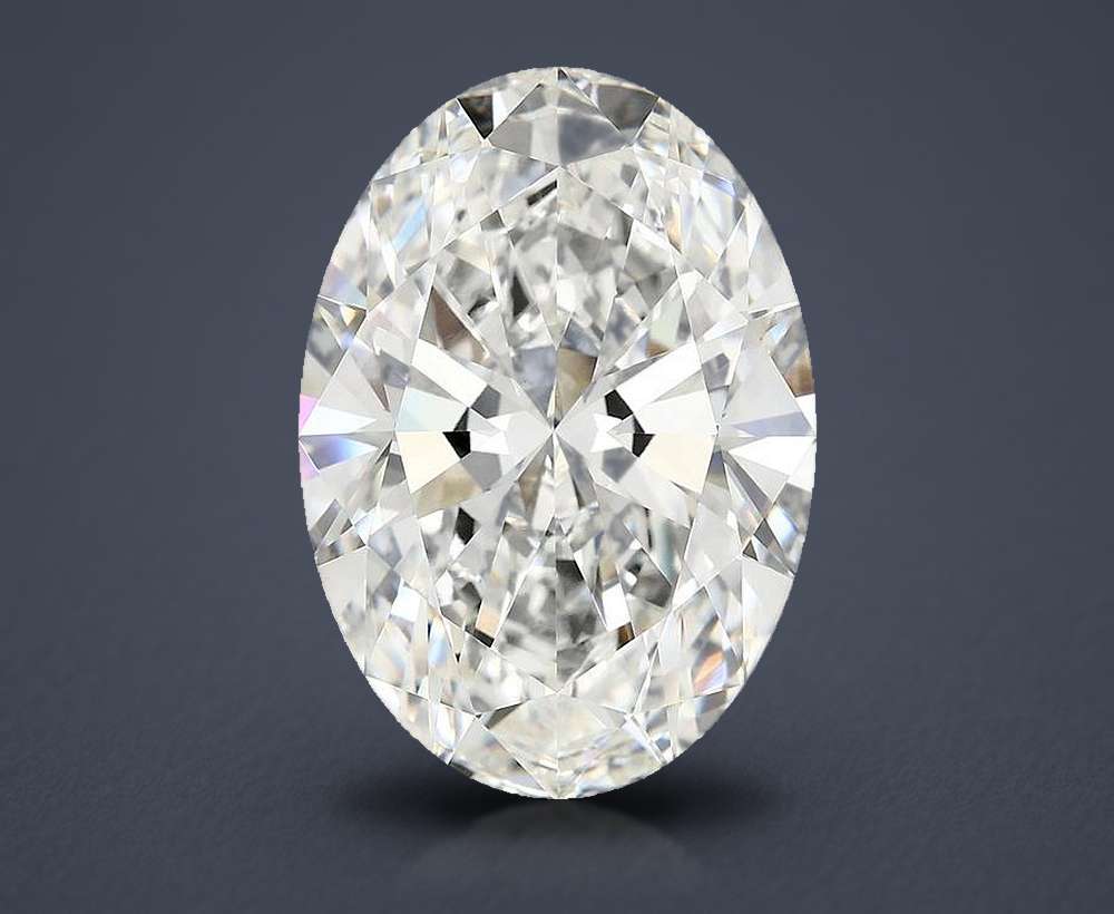 10.20ct F VVS2 Rare Carat Ideal Cut Oval Lab Grown Diamond