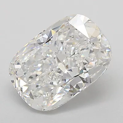 2.41ct E VS1 Rare Carat Ideal Cut Cushion Lab Grown Diamond