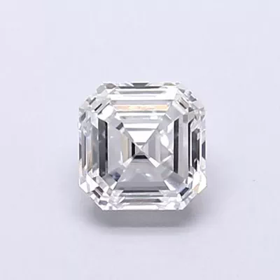 0.63ct D VVS2 Very Good Cut Asscher Lab Grown Diamond