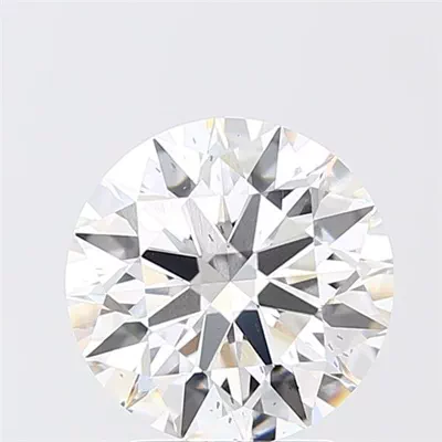 3.07ct F SI1 Rare Carat Ideal Cut Round Lab Grown Diamond